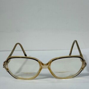 Kenmark Alberta Spring Eyeglasses OS‎ Womens Mink Brown Vintage 80s Butterfly